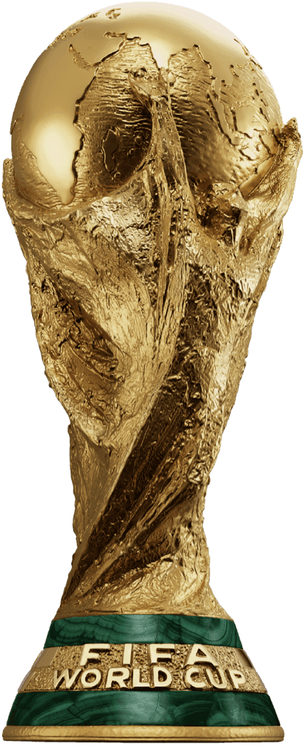 Gold FIFA World Cup trophy