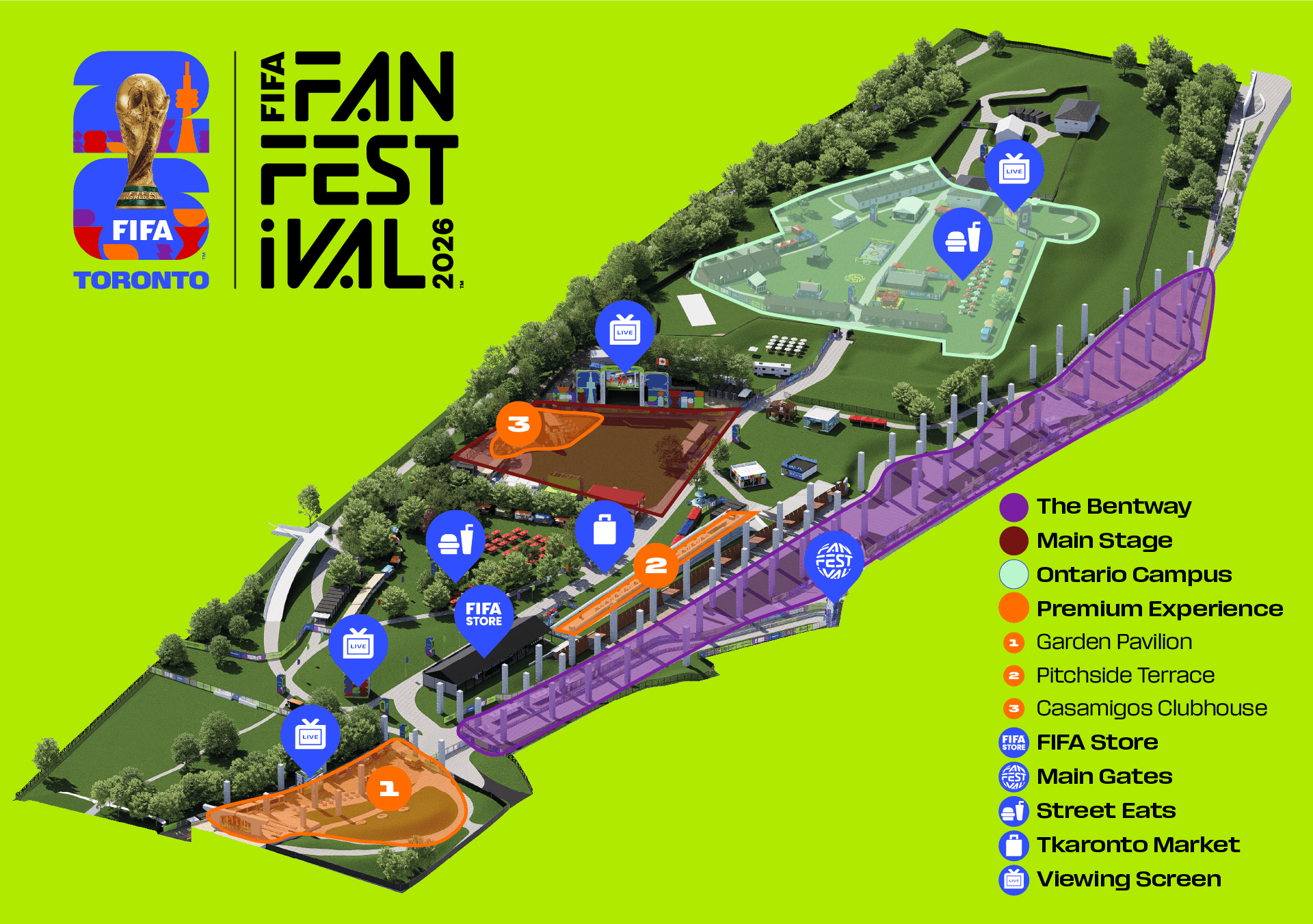 Fan fest map